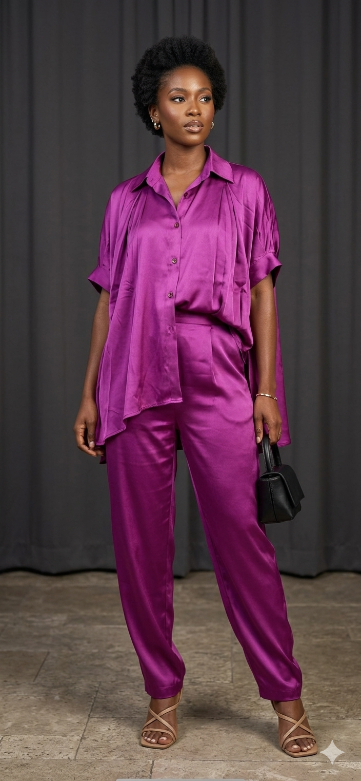 Top and down purple color